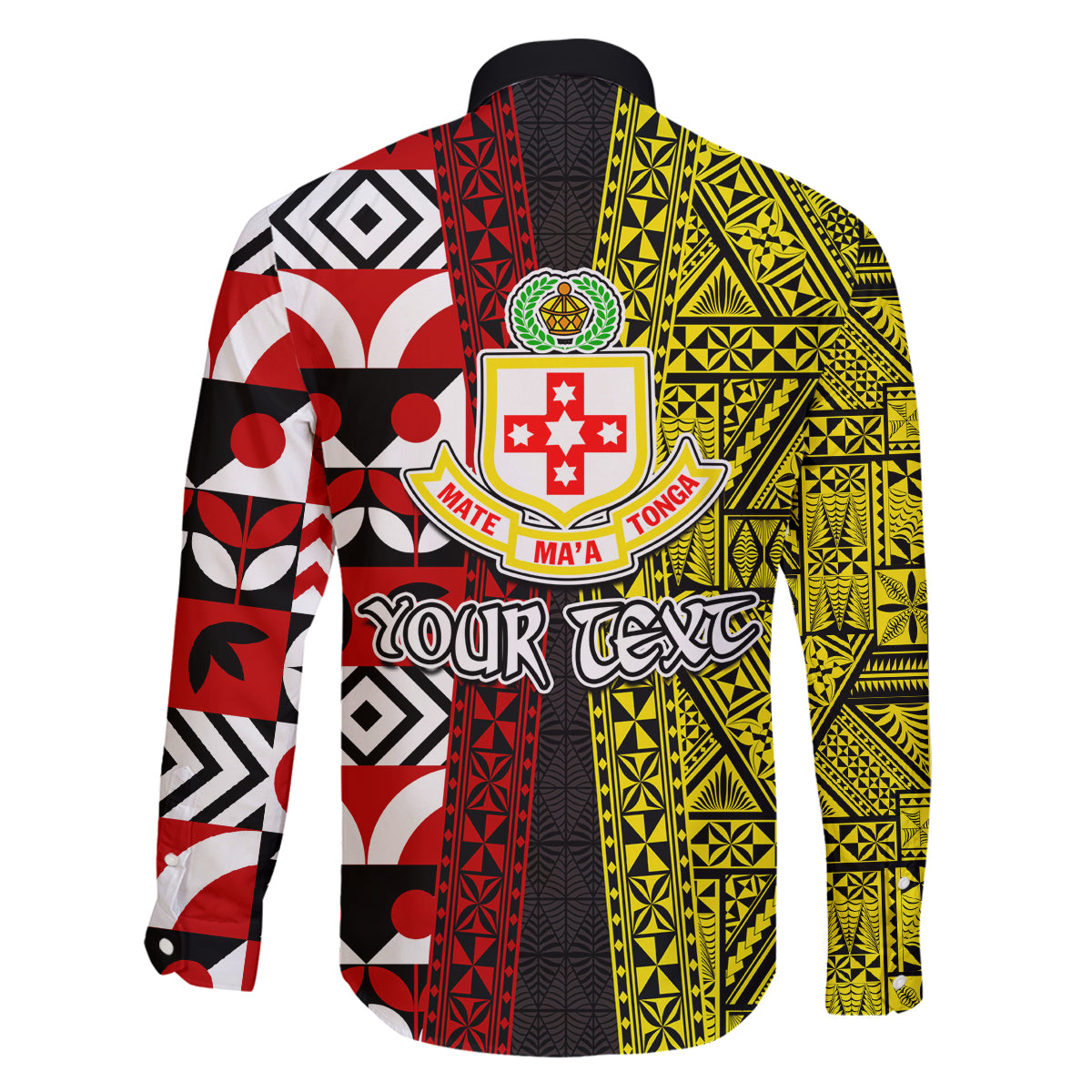 Tonga Kolisi Tonga Family Matching Puletasi Dress and Hawaiian Shirt Ngatu and Geometric Pattern LT03 - Polynesian Pride