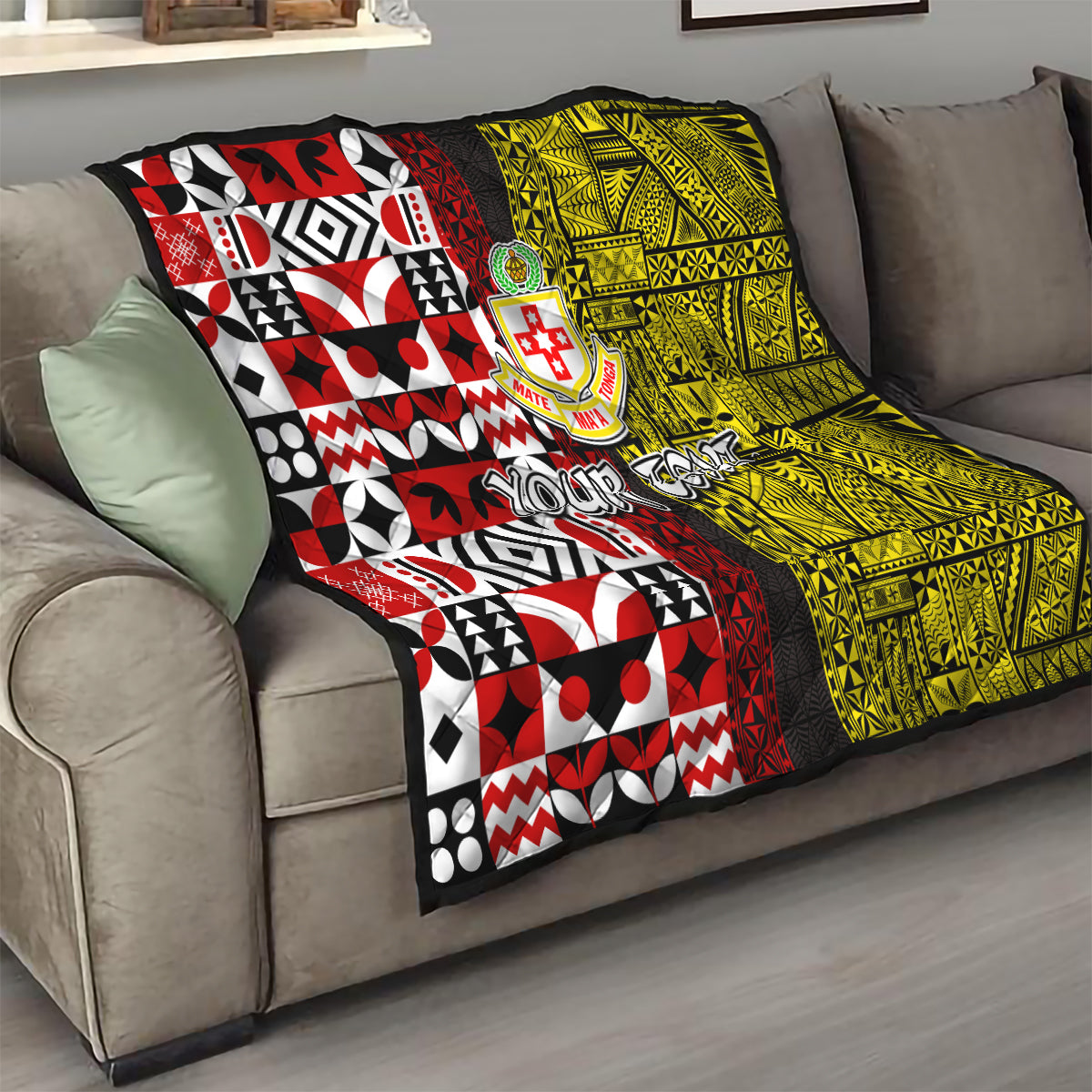 Tonga Kolisi Tonga Quilt Ngatu and Geometric Pattern LT03 - Polynesian Pride