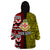 Tonga Kolisi Tonga Wearable Blanket Hoodie Ngatu and Geometric Pattern LT03 - Polynesian Pride