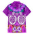 Polynesian Valentine Day Hawaiian Shirt Love Couple Turtle Maori Hibiscus Purple LT03 - Polynesian Pride