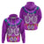 Polynesian Valentine Day Hoodie Love Couple Turtle Maori Hibiscus Purple LT03 - Polynesian Pride