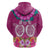 Polynesian Valentine Day Hoodie Love Couple Turtle Maori Hibiscus Pink LT03 - Polynesian Pride