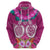 Polynesian Valentine Day Hoodie Love Couple Turtle Maori Hibiscus Pink LT03 - Polynesian Pride