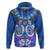 Polynesian Valentine Day Hoodie Love Couple Turtle Maori Hibiscus Blue LT03 Pullover Hoodie Blue - Polynesian Pride