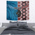 Personalised Aotearoa and Fiji Together Tapestry Melanesian Warrior and Koru - Taniko with Hibiscus Tapa Pattern