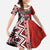 Personalised Aotearoa and Tonga Together Family Matching Short Sleeve Bodycon Dress and Hawaiian Shirt Manaia and Tongan Tribal Cross - Taniko and Ngatu Art Tattoo