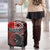 Personalised Aotearoa and Tonga Together Luggage Cover Manaia and Tongan Tribal Cross - Taniko and Ngatu Art Tattoo