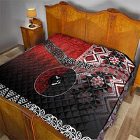 Personalised Aotearoa and Tonga Together Quilt Manaia and Tongan Tribal Cross - Taniko and Ngatu Art Tattoo LT03 - Polynesian Pride