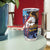 American Samoa Flag Day Tumbler Cup Bald Eagle with Uatogi and Fue - Polynesian and Floral Tribal Tattoo