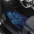 New Zealand Connecting with Seas Car Mats Maori Tribal and Sea Animals Tattoo - Sea Texture Glass Style