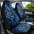 New Zealand Connecting with Seas Car Seat Cover Maori Tribal and Sea Animals Tattoo - Sea Texture Glass Style