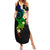 Polynesian Spiral Tribal Tattoo Summer Maxi Dress Fanciful Color