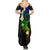 Polynesian Spiral Tribal Tattoo Summer Maxi Dress Fanciful Color