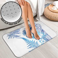New Zealand Sea Animals Bathroom Set with Maori Koru Tribal Tattoo and Silver Ferns Galaxy Style LT03 - Polynesian Pride