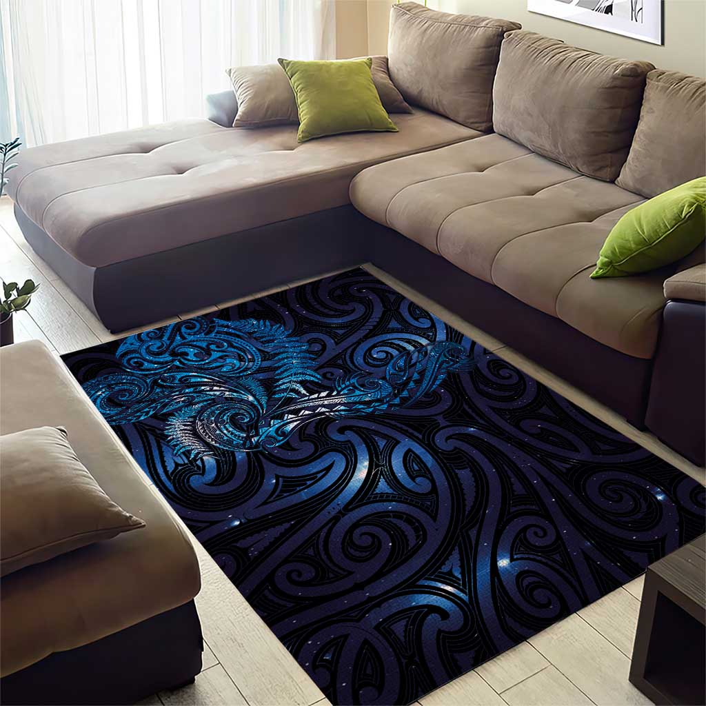 New Zealand New Year-Matariki Area Rug Aotearoa Maori Tattoo Galaxy Sky