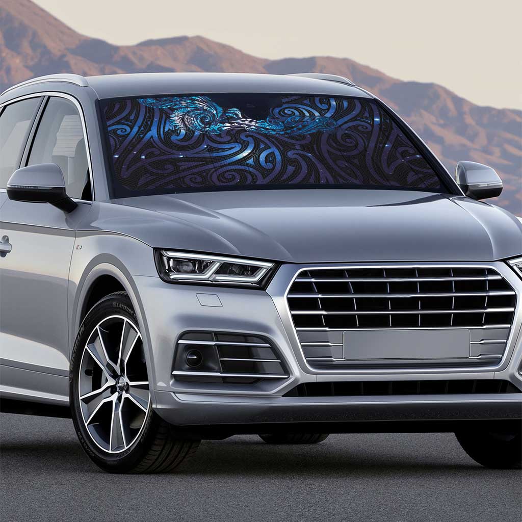 New Zealand New Year-Matariki Auto Sun Shade Aotearoa Maori Tattoo Galaxy Sky