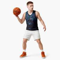 New Zealand New Year-Matariki Basketball Jersey Aotearoa Maori Tattoo Galaxy Sky