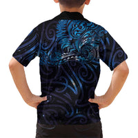 New Zealand New Year-Matariki Family Matching Long Sleeve Bodycon Dress and Hawaiian Shirt Aotearoa Maori Tattoo Galaxy Sky LT03 - Polynesian Pride