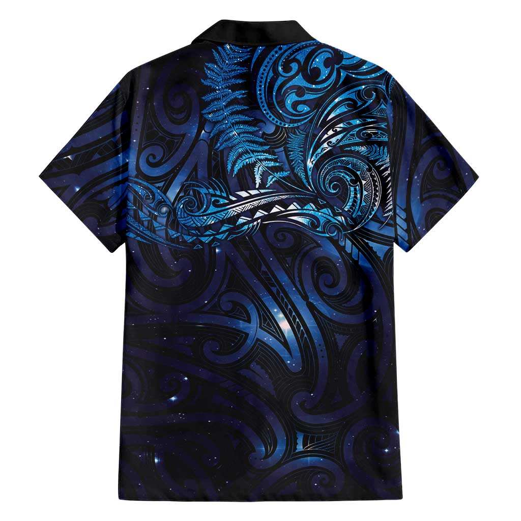 New Zealand New Year-Matariki Family Matching Long Sleeve Bodycon Dress and Hawaiian Shirt Aotearoa Maori Tattoo Galaxy Sky LT03 - Polynesian Pride