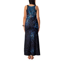 New Zealand New Year-Matariki Family Matching Tank Maxi Dress and Hawaiian Shirt Aotearoa Maori Tattoo Galaxy Sky LT03 - Polynesian Pride
