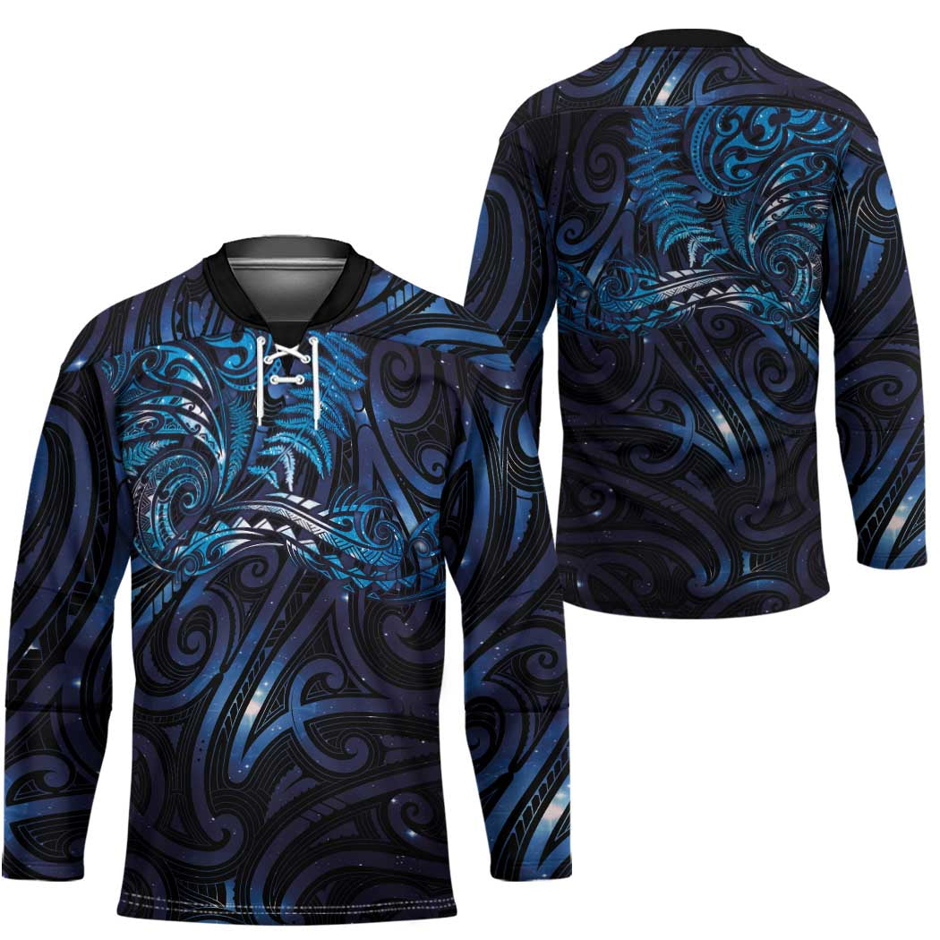 New Zealand New Year-Matariki Hockey Jersey Aotearoa Maori Tattoo Galaxy Sky