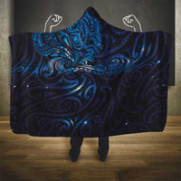 New Zealand New Year-Matariki Hooded Blanket Aotearoa Maori Tattoo Galaxy Sky