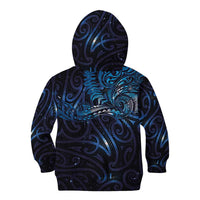 New Zealand New Year-Matariki Kid Hoodie Aotearoa Maori Tattoo Galaxy Sky
