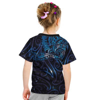 New Zealand New Year-Matariki Kid T Shirt Aotearoa Maori Tattoo Galaxy Sky