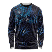 New Zealand New Year-Matariki Long Sleeve Shirt Aotearoa Maori Tattoo Galaxy Sky