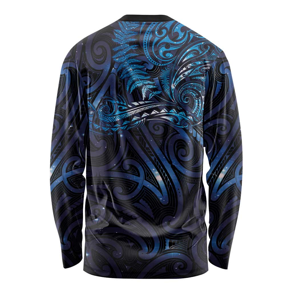 New Zealand New Year-Matariki Long Sleeve Shirt Aotearoa Maori Tattoo Galaxy Sky