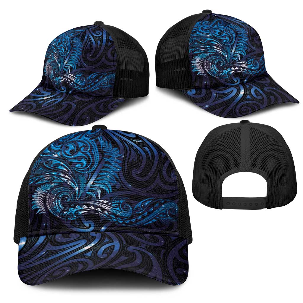 New Zealand New Year-Matariki Mesh Trucker Cap Aotearoa Maori Tattoo Galaxy Sky