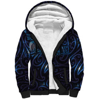 New Zealand New Year-Matariki Sherpa Hoodie Aotearoa Maori Tattoo Galaxy Sky LT03 Unisex Multicolor - Polynesian Pride