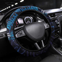 New Zealand New Year-Matariki Steering Wheel Cover Aotearoa Maori Tattoo Galaxy Sky