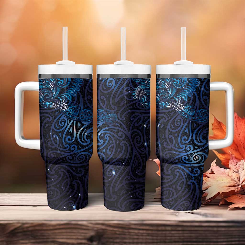 New Zealand New Year-Matariki Tumbler With Handle Aotearoa Maori Tattoo Galaxy Sky