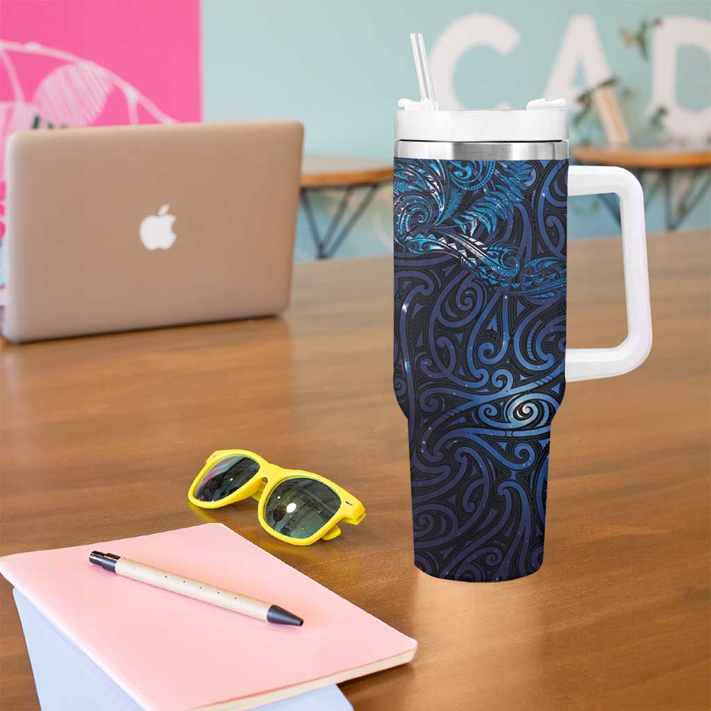 New Zealand New Year-Matariki Tumbler With Handle Aotearoa Maori Tattoo Galaxy Sky