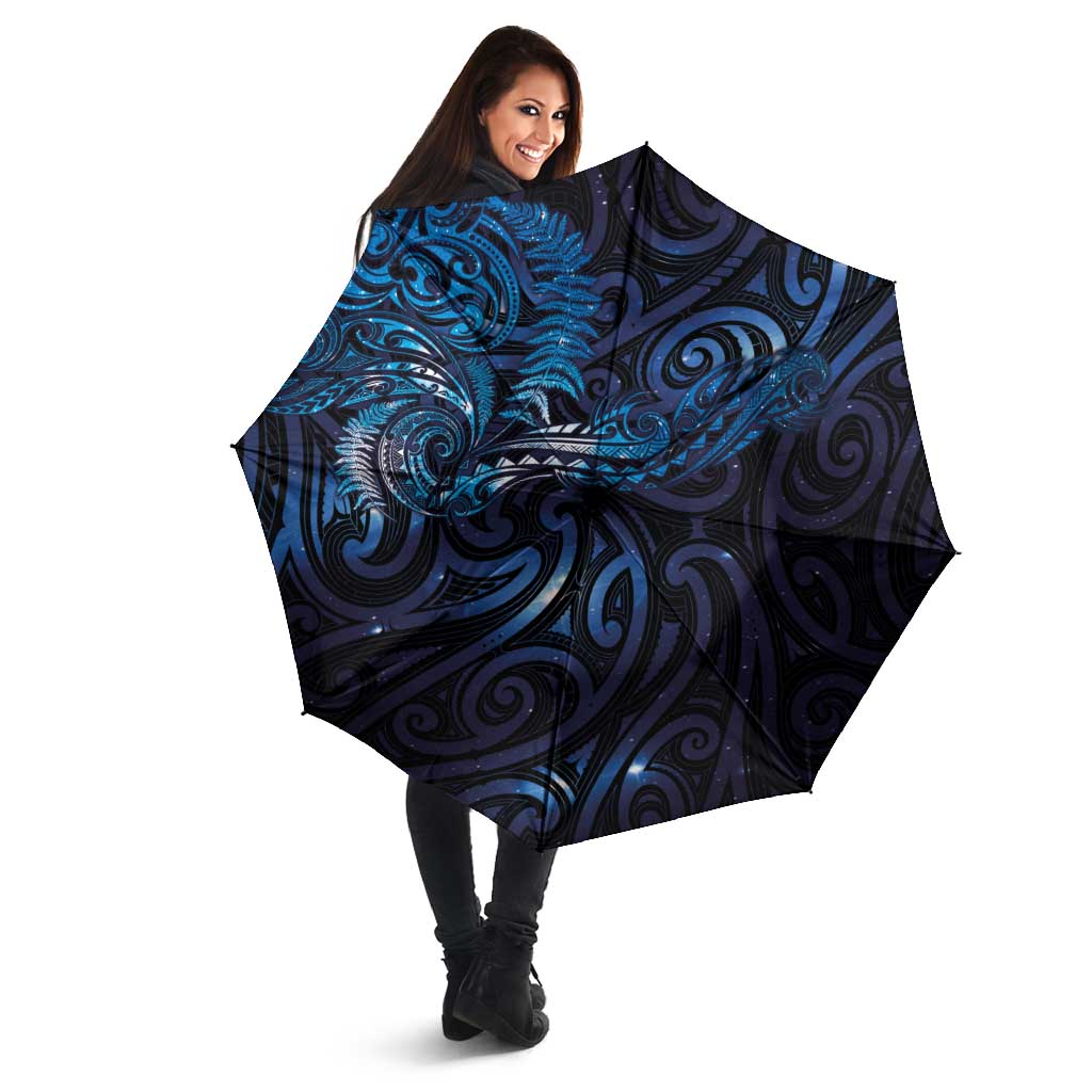 New Zealand New Year-Matariki Umbrella Aotearoa Maori Tattoo Galaxy Sky