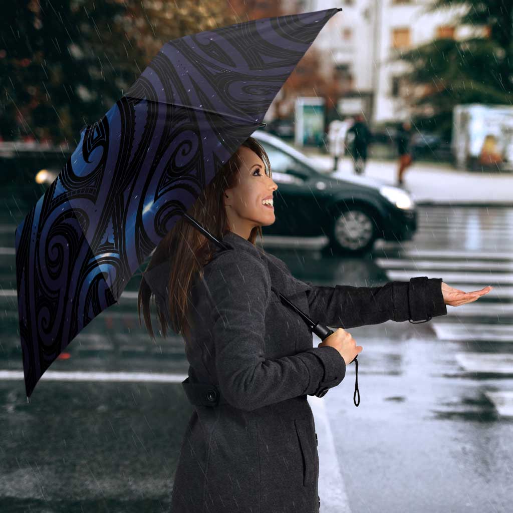 New Zealand New Year-Matariki Umbrella Aotearoa Maori Tattoo Galaxy Sky