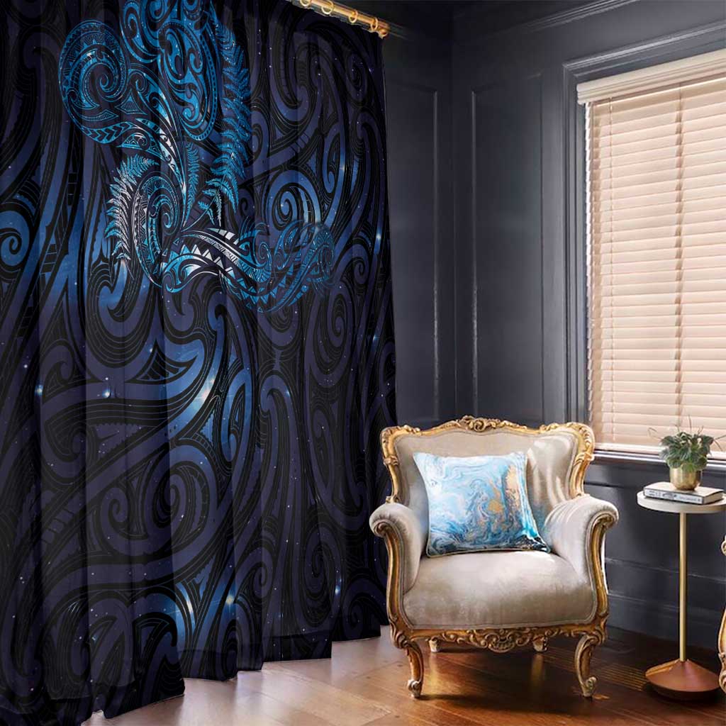 New Zealand New Year-Matariki Window Curtain Aotearoa Maori Tattoo Galaxy Sky