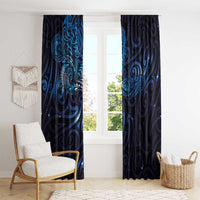 New Zealand New Year-Matariki Window Curtain Aotearoa Maori Tattoo Galaxy Sky