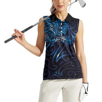 New Zealand New Year-Matariki Women Sleeveless Polo Shirt Aotearoa Maori Tattoo Galaxy Sky