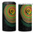 Vanuatu Tribal Tattoo with Namele Leaves 4 in 1 Can Cooler Tumbler
