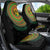 Vanuatu Tribal Tattoo with Namele Leaves Car Seat Cover
