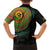 Vanuatu Tribal Tattoo with Namele Leaves Family Matching Long Sleeve Bodycon Dress and Hawaiian Shirt