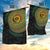Vanuatu Tribal Tattoo with Namele Leaves Garden Flag