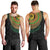 Vanuatu Tribal Tattoo with Namele Leaves Men Tank Top