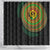 Vanuatu Tribal Tattoo with Namele Leaves Shower Curtain