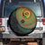 Vanuatu Tribal Tattoo with Namele Leaves Spare Tire Cover