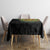 Vanuatu Tribal Tattoo with Namele Leaves Tablecloth