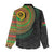 Vanuatu Tribal Tattoo with Namele Leaves Women Casual Shirt
