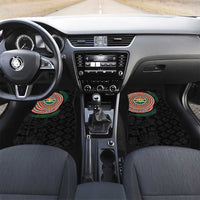 Penama Tribal Tattoo with Namele Leaves Car Mats